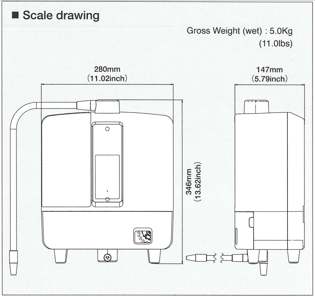 Kangen 8 Scale Drawing