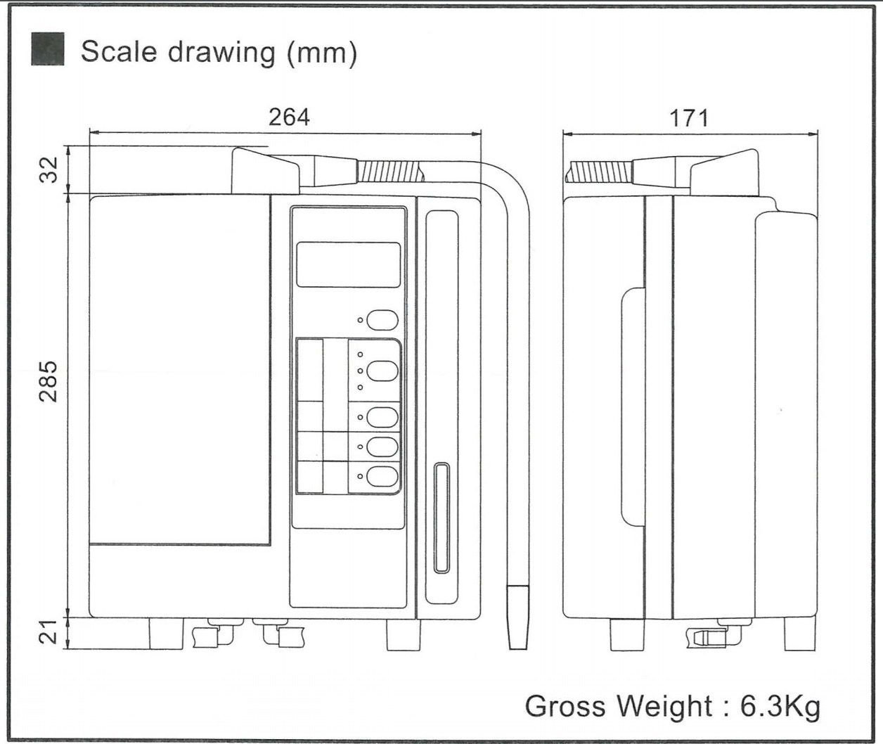 LeveLuk SD 501 Scale Drawing